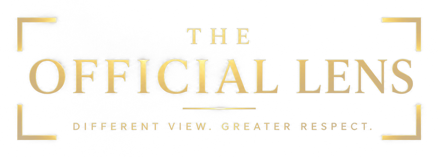 The Official Lens — Different View. Greater Respect.